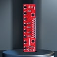 thumbnail image 4 of Placa del módulo sensor detección infra 3.3V-5V conveniente 8 canales reutilizable PCB rojo, 4 of 9