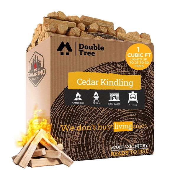 Fire Starter Kindling - 100% All-Natural Incense-Cedar Kindling - for Indoor Fireplaces, Campfires