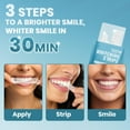 thumbnail image 6 of Mornature Teeth Whitening Strips for Sensitive White, 30-Minute Fast Acting Whitening Strips, 42 Pcs Fast-Result Whitening Kit, Gentle Minty Strips for Home Travel Work for a Brighter Smile, 6 of 8