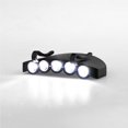 thumbnail image 2 of Scienceny 5 LED Lámpara de cabeza Clip-On Cap Light Cap Visor Light Manos libres Lámpara de cabeza con 2 modos de iluminación Alimentado por Bombillas para automóviles, 2 of 6