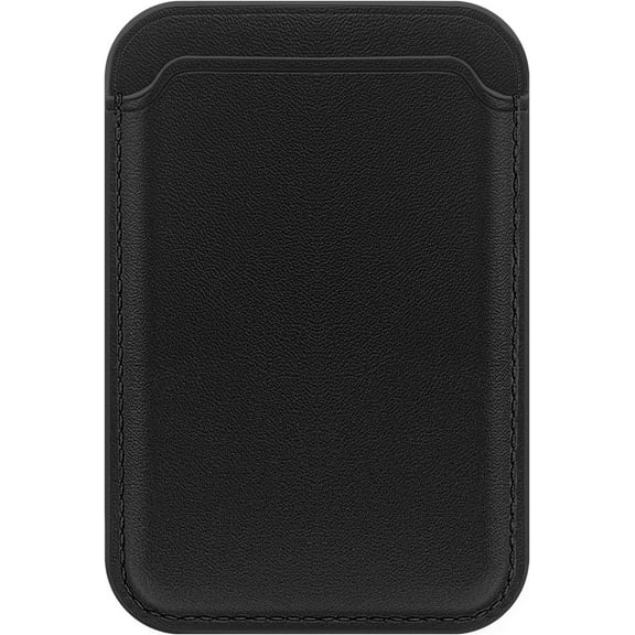 Magsafe Wallet Leather Compatible with iPhone 12/13/14 Mini/Plus/Pro/Max,RFID Card Holder with Mag-Safe Magnet(Black)