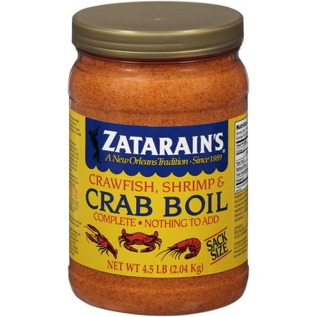 - Zatarain's Crawfish, Shrimp & Crab Boil, 73 oz