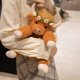 thumbnail image 1 of Juguetes de piscina, juguetes para bebés, juguetes para niños pequeños, vaca de las Tierras Altas de Escocia realista, peluche articulado con pelo largo, muñeca de tela, 1 of 6