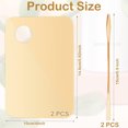 thumbnail image 2 of 2Pcs Acrylic Cosmetic Makeup Palette,Tutuviw Foundation Mixing Tray with 2Pcs Spatula,Cosmetic Mixing Palette,Color Cream Liquid Foundation Lipsticks Mixing Palette(Gold&Transparent), 2 of 8