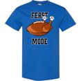 thumbnail image 3 of Inktastic Thanksgiving Feast Mode Turkey Football T-Shirt, 3 of 5