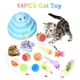 thumbnail image 3 of Juego de 14 piezas de juguetes interactivos para gatos, incluye 3, 3 of 7