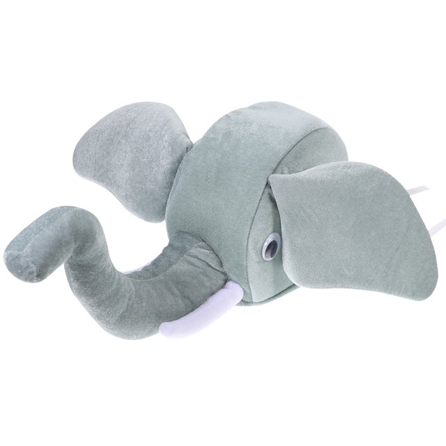 Miangastore Elephant Shaped Hat Cloth 1Set Grey for Kids at Parties Performances Photography Sessions