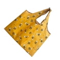 thumbnail image 1 of Bolso de compras plegable con patrón de animales de frutas, bolso de mano con estampado de moda Ripstop, gran capacidad, almacenamiento de Almacenamiento y organización del hogar abeja amarilla Bewildely HA077485-03, 1 of 6