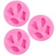 thumbnail image 3 of 3pcs Diamond Shape DIY Cake Mold Pink Silicone Gems Molds for Baking, Chocolate, Fondant, Candy, Soap, Ice Cubes Heat Resistant Multifunctional, 3 of 3