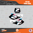 thumbnail image 4 of Kalair GFX Graphics Kit for Yamaha TTR90 (2000-2008) Vision Series, 4 of 5
