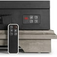 thumbnail image 4 of TURBRO Firelake 27-Inch Electric Fireplace Heater - Freestanding Fireplace with Mantel, No Assembly Required - 7 Adjustable Flame Effects, Overheating Protection, CSA Certified - 1400W, Gray Wash, 4 of 8