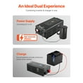 thumbnail image 3 of KFFKFF Pure Sine Wave Inverter Charger, 6000 Watt, DC 48V to AC 120V Power Inverter with LCD Display, Remote Control, Solar Inverter for Off-Grid Solar RV Boat Home, 3 of 9