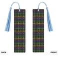 thumbnail image 2 of Kdxio Mardi Gra Geometric Print Metal Tassel Bookmarks,Perfect Gift for Art Lovers and Bookworms Metal Bookmarks for Women, 2 of 8