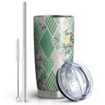 thumbnail image 2 of 20 Oz Pioneer Flower Coffee Tumbler Double Wall Insulated Stainless Steel Water Bottle | Metal Reusable Thermoses Flask with Cup Cap | Leak & Sweat Proof with Anti-Dust Lid, 2 of 7