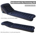 thumbnail image 1 of Matelas Pneumatique de Camping Extérieur, Matelas de Couchage Gonflable de Luxe Auto-Compressible Anti-Humidité Matelas Pneumatique Portable (Bleu Foncé), 1 of 5