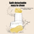 thumbnail image 5 of CuiLiyq Hamster Food Bowl, Small Pet Feeder Non Spill Plastic Feeding Bowl for Hamster Gerbil Mouse Hedgehog (Yellow), 5 of 8