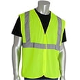 thumbnail image 2 of Protective Industrial Products 302MVGOR2X Ansi Class 2 Hook And Loop Safety Vest, 2x-large, Hi-viz Orange, 2 of 2