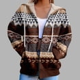 thumbnail image 2 of Atogsazn Women's Full Zip Fleece Sweatshirt Casual Long Sleeve Oversized Jacket Fall Winter Tops Outerwear Yellow M Fashion, 2 of 7