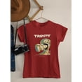 thumbnail image 3 of Modern Davidtechno Style T-Shirt Women -Image by Shutterstock, Female Medium, 3 of 4