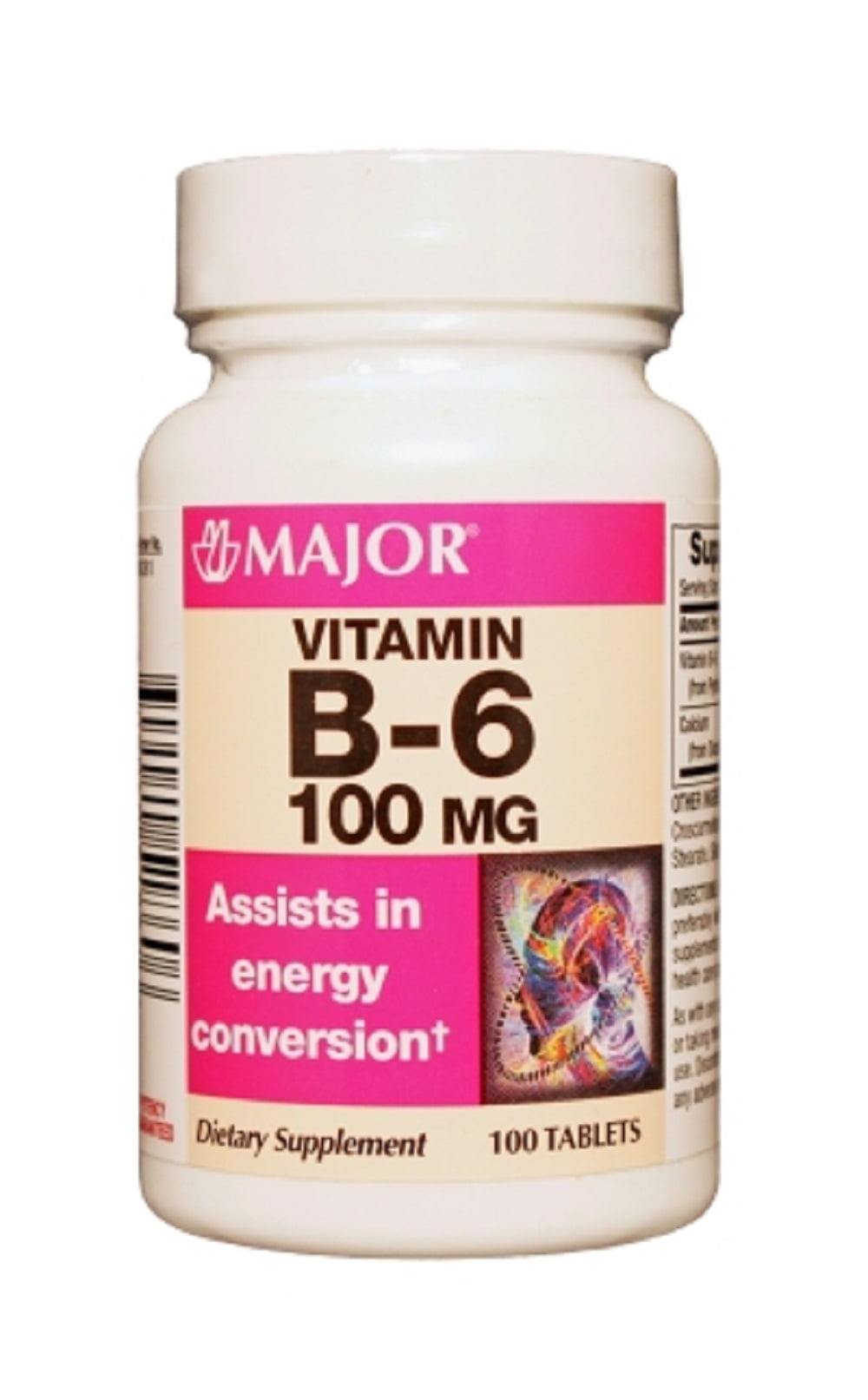 Pyridoxine Hydrochloride Uses In Telugu Major B-6 Pyridoxine Hydrochloride Tablets, 100 mg, 100 Tablets