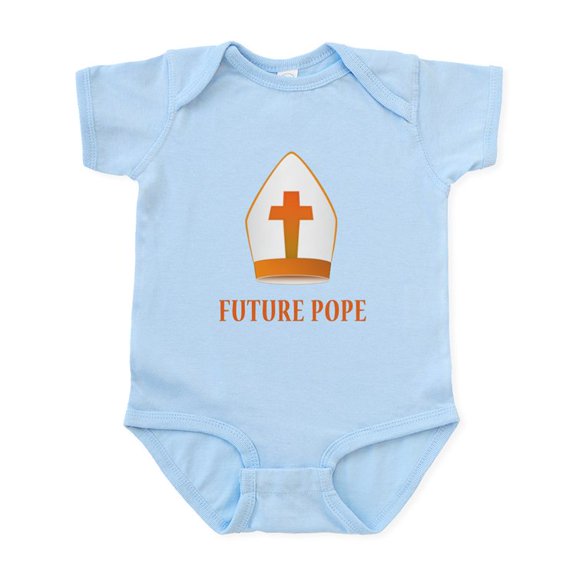 CafePress - Future Pope Infant Bodysuit - Baby Light Bodysuit, Size Newborn - 24 Months
