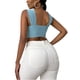 thumbnail image 5 of Txlixc Mujeres Cross Wrap Crop Tops, Adultos Verano Sin Mangas Recorte Tank Tops Txlixc Sexy, 5 of 7