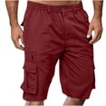 thumbnail image 2 of Owordtank Men's Cargo Bermuda Short with Multi Pockets, 2 of 7