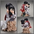 thumbnail image 5 of Attack on Giant Commander GK S, Kiss of Death, Hugging Head, Mikasa Ackerman Statue Model Box Set Handmade, 5 of 5