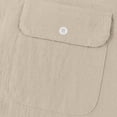 thumbnail image 7 of Tauxra Short Sleeve Casual Shirt for Men with Button Collar and Pocket, Soft Breathable Fabric for All Day Wear, Versatile for Outdoor and Daily Activities, 7 of 7