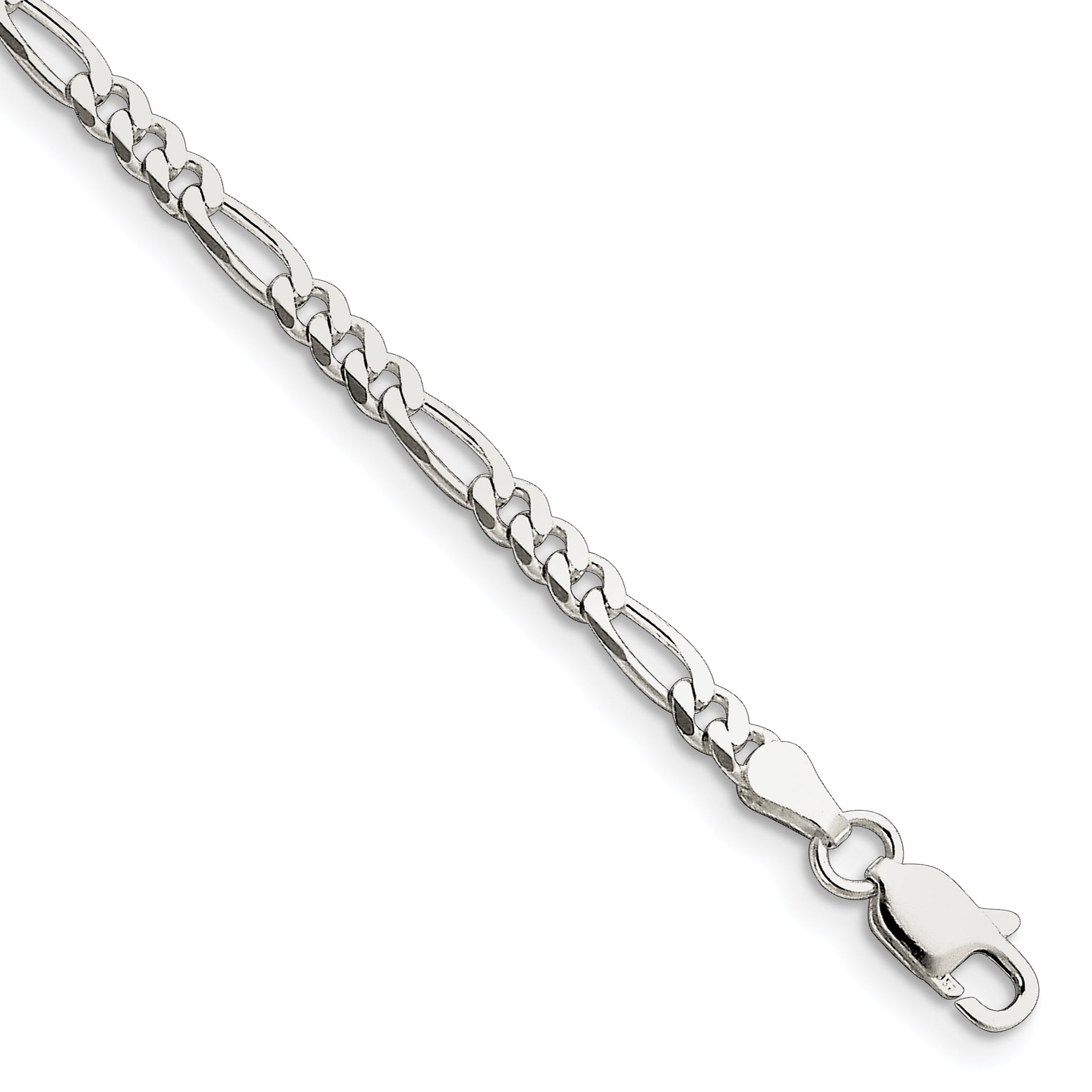 Beautiful Sterling Silver 3.5mm Figaro Chain 