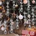 thumbnail image 5 of 5-24 piezas de adornos de copos de nieve transparentes para árbol de Navidad, decoración de gotas de agua con forma de carámbano para fiestas de invierno de Navidad, colgantes de hielo acrílicos, 5 of 5