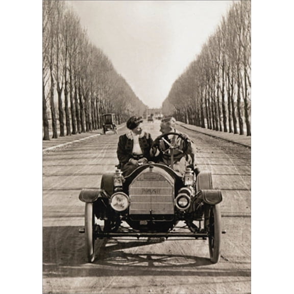Avanti Press 1910 Brush Car America Collection Wedding Anniversary Congratulations Card
