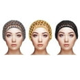 thumbnail image 4 of US 3 Pcs Short Women Hairnet Cover Mesh Crochet Hair Net Rayon Knit Snood Hat, 4 of 5