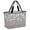 White Gray, variant on Spring Cherry Flowers Beach Bag for Women, Large Breathable Mesh Beach Tote Bag, Blue-green Gray Floral Blossom Beige Sandproof Lightweight Travel Bags for Vacation Picnic Swimming Pool