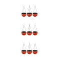 thumbnail image 1 of Yuarrent 3 Piezas Elegante Y Duradera para Maceta Colgante para Exteriores Jardín Y Jardines Maceta Colgante para Flores De Interior Naranja Type1 NO1, 1 of 6