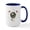 White/Navy Inside, variant on CafePress - Billiard Atom Large Mug - 15 oz Ceramic Large White Novelty Mug