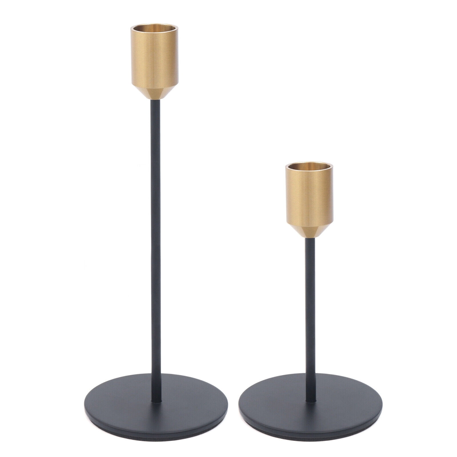 DENEST 2 Taper Candle Holders Centerpiece Table Decor