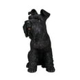 thumbnail image 2 of Garden Decor Animal Statue Black Schnauzer Statue, 2 of 5