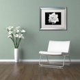 thumbnail image 3 of Trademark Fine Art "Gardenia in Black and White" Canvas Art by Kurt Shaffer, White Matte, Silver Frame, 3 of 4