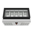 thumbnail image 4 of 39 in. Countertop Ice Cream Display Freezer with Glass Top with and 5 Pans, 4 of 17