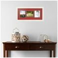 thumbnail image 2 of ArtToFrames Collage Photo Picture Frame with 3 - 4x5" Openings, Framed in White with Deep Red and Black Mats (CDM-3966-115), 2 of 8