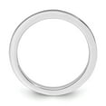thumbnail image 2 of 925 Sterling Silver Stackable Expressions White Enameled 1.5mm Ring Size: 6; for Adults and Teens; for Women and Men, 2 of 5