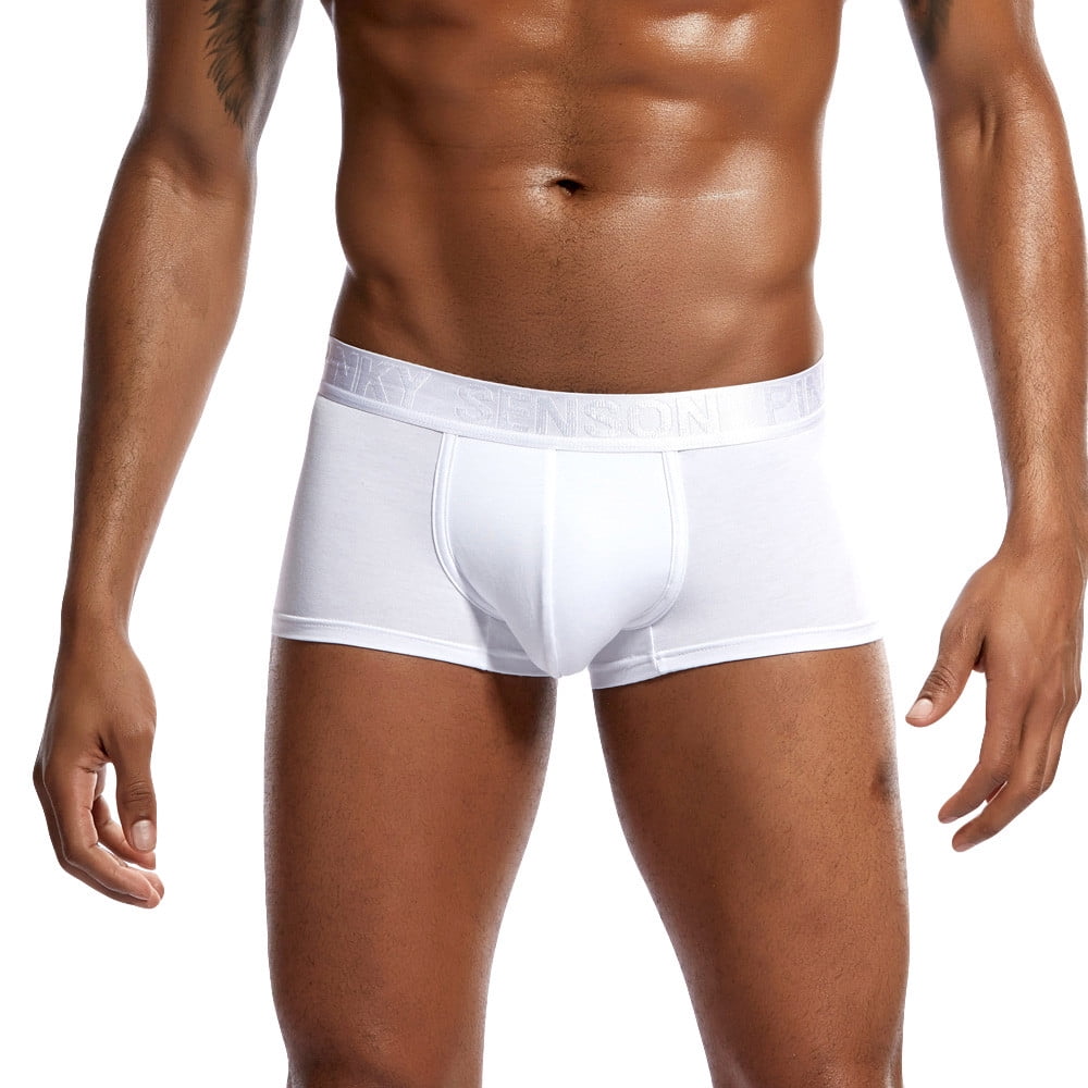 2/4/6 Men's Bulge Pouch Briefs Underwear Soft Mini Briefs Underpants Short Pants
