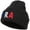 Black, variant on France FRA Flag Embroidered Long Beanie - Royal OSFM