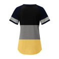 thumbnail image 5 of TSADFHJI T-Shirts en Coton pour Femmes Coupe Ample Mode Décontractée Imprimé Col Rond Manches Courtes Pull T-Shirt L Jaune, 5 of 5