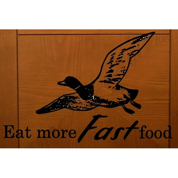 Do It Yourself Wall Decal Sticker Fast Food Living Room 12 X18"