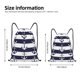 thumbnail image 2 of Fotbe Anchors Bolsa Mochila con Cordón Estampada, Bolsa de Gimnasio Deportiva, Bolsa Cinch, Bolsa con Cordón para Hombres y Mujeres-Medium, 2 of 6