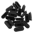 thumbnail image 1 of 20 piezas de patas laterales para equipaje, soportes de maleta, reemplazo de patas, clavos antideslizantes, tacos para maletas de viaje, patas de soporte, proyecto de bricolaje, color negro, 1 of 8