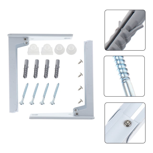 TABLZONE Retractable Microwave Oven Rack Carbon Steel Wear-resistant Holder for Home Appliance 1Pack