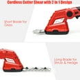 thumbnail image 4 of IRONMAX 3.6V 2-in-1 Cordless Grass Shear Cutter Shrub Trimmer w/Rechargeable Battery, 4 of 10